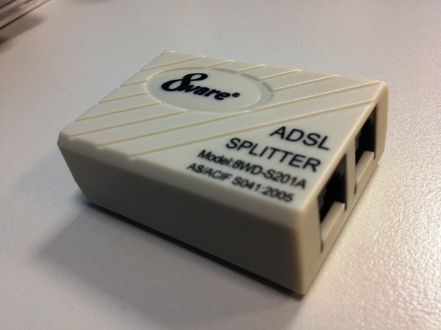 8ware ADSL 2+ Splitter / Filter for AU (AS/ACIF S041:2005 Compliant)