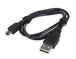 5-Pin USB Cable for Canon & Sony (Black) 1m