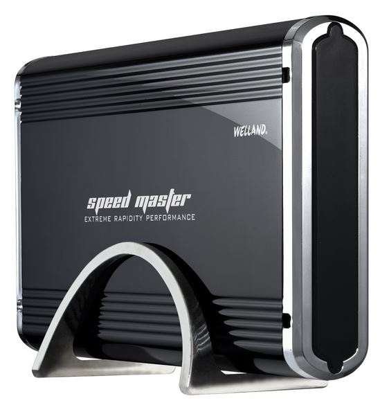 Welland Speed Master ME-700E 3.5" IDE + SATAIII to USB 3.0 Enclosure - Black Aluminium