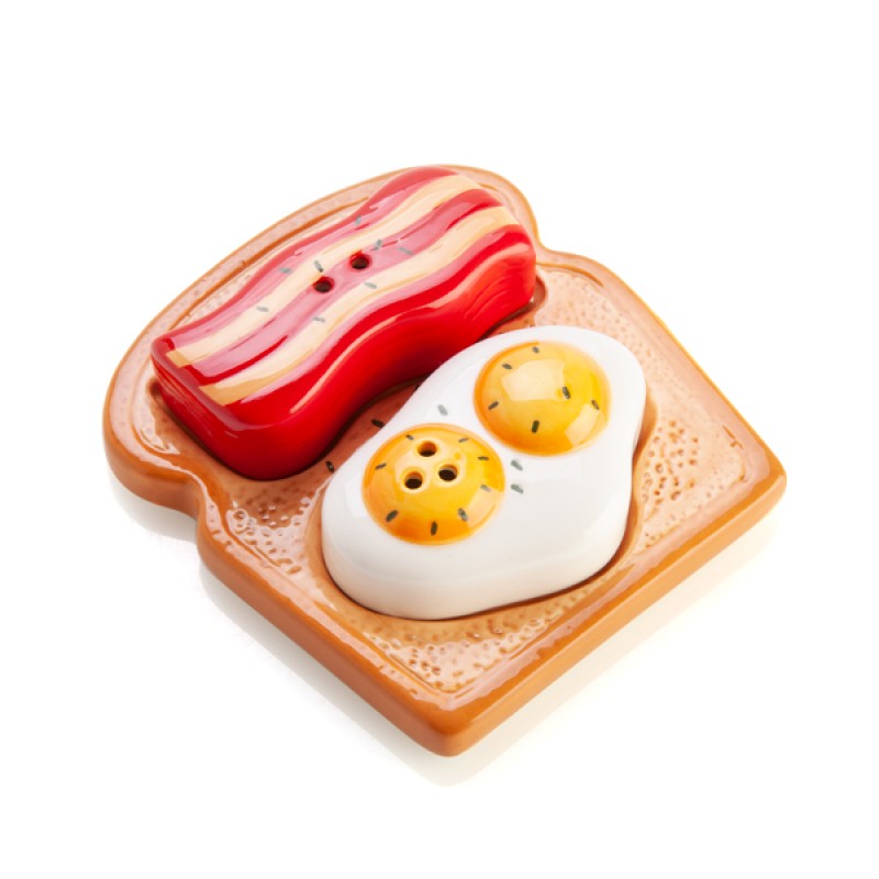 Bacon and Eggs Salt & Pepper Set - Click Image to Close